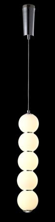 Светильник подвесной Crystal Lux Desi (Деси) DESI SP5 CHROME/WHITE
