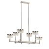 Люстра на штанге Delight Collection Diamond cut (Диамонд цут) MD21020075-6B satin nickel