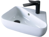 Раковина керамическая Gid Suspendido 61107L 50х30 подвесная цвет белый 1 отверстие под смеситель