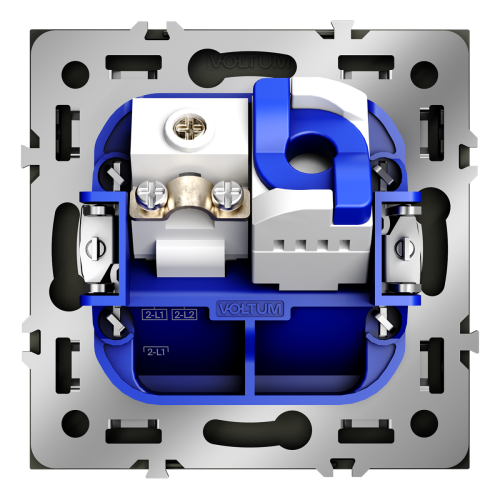 Розетка телевизионная встраиваемая VOLTUM S70 VLS060705 - фото 4
