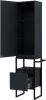 Шкаф-пенал Allen Brau Priority 1.31006.AM 40х180 напольный цвет черный