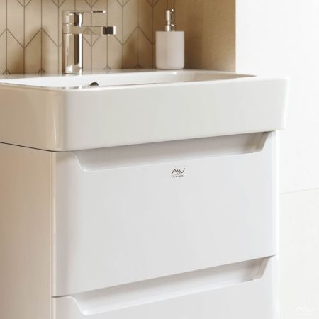 Тумба с раковиной Alavann Lana ALV0977000 60х50 напольная цвет белый