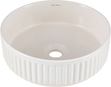 Раковина керамическая Allen Brau Fantasy 4.11032.IV 40х40 накладная цвет бежевый без отверстий под смеситель