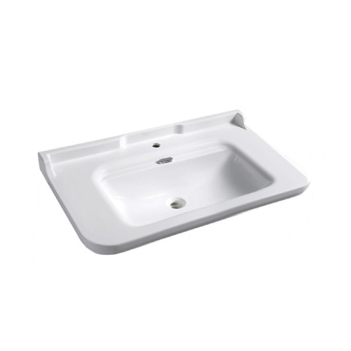 Раковина Kerasan Waldorf 100 см 4142K1bi/cr*1 подвесная цвет белый/хром