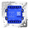 Проходной переключатель двухклавишный VOLTUM S70 VLS020301