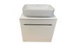 Тумба с раковиной Sintesi STL.W7013_SIN-LVB-APP-409 60х60 подвесная цвет белый