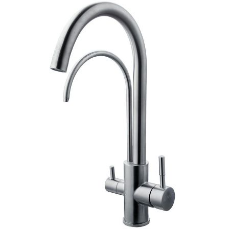 Смеситель для кухни Fashun A54309-C на мойку сатин