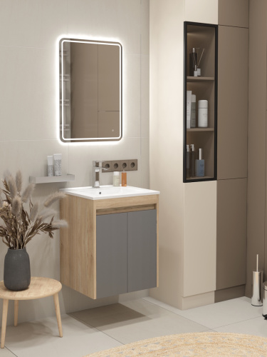 Тумба с раковиной Teymi Netta F15930 50х46х62 подвесная - фото 3