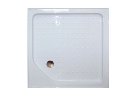 Душевой уголок Royal Bath HP RB90HP-C 90х90 стекло матовое профиль белый с поддоном