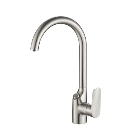 Смеситель для кухни Shevanik S368L на мойку сатин