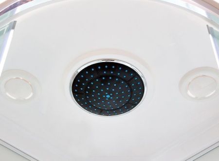 Душевая кабина AvaCan D08S 80х80 четверть круга с крышей ориентация универсальная