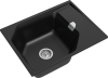 Кухонная мойка Rivelato LOCUS LS-65 nero 65х50 цвет черный