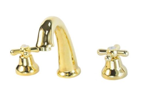 Смеситель Webert Armony AM750101010 на раковину золото - фото 4