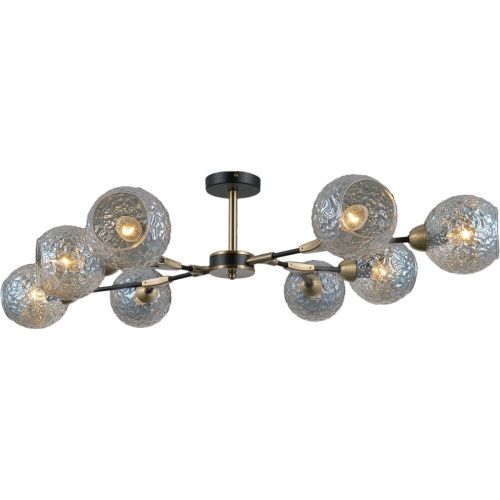 Люстра на штанге Illumico IL0253 IL0253-8CSQ-79 BK AB - фото 2