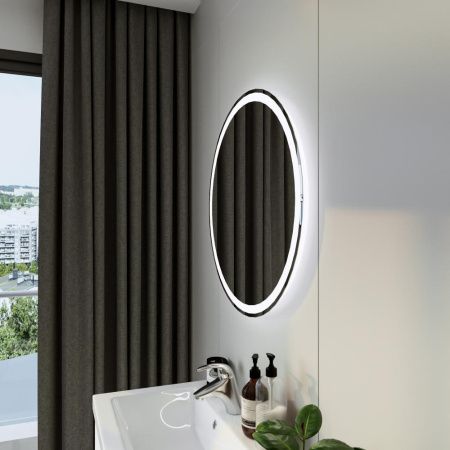 Зеркало с подсветкой Бриклаер Эстель 4627125414367 70х70 подвесное