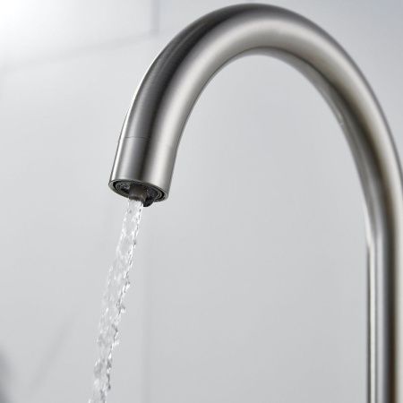 Смеситель для кухни Shevanik S128L на мойку сатин