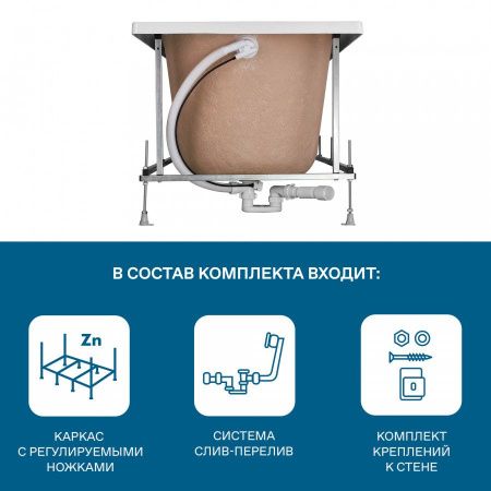 Монтажный комплект для ванны Santek Фиджи 1WH501601