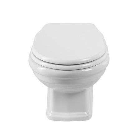 Чаша унитаза подвесная BelBagno BOHEME BB115CH цвет белый без сиденья безободковая каскадный смыв