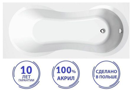 Ванна акриловая C-Bath CBQ006004 150х70 пристенная прямоугольная