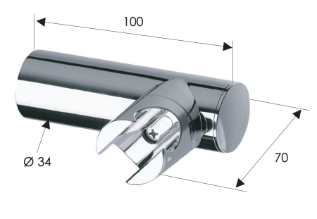 Держатель для душа Remer 339N хром