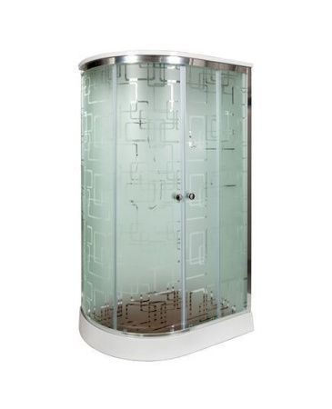 Душевая кабина AvaCan EM1512R 120х80 асимметричная с крышей ориентация правая