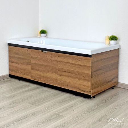 Экран под ванну Alavann Rita 170 см ALV1199002 фронтальный МДФ съемный/раздвижной коричневый