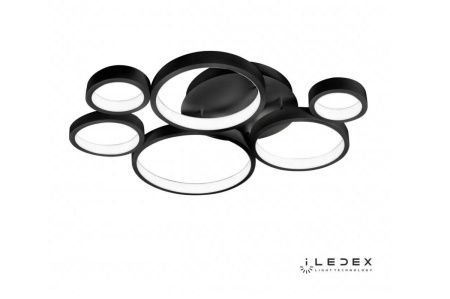 Люстра потолочная iLedex Ring Star (Ринг Стар) 9004-6-X-T BK