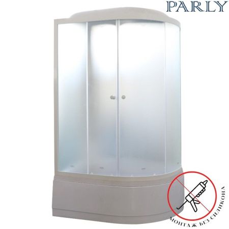 Душевая кабина Parly Effect EF1221L 120х80 асимметричная с крышей ориентация левая
