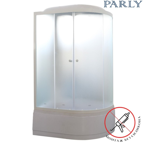 Душевая кабина Parly Effect EF1221L 120х80 асимметричная с крышей - фото 2