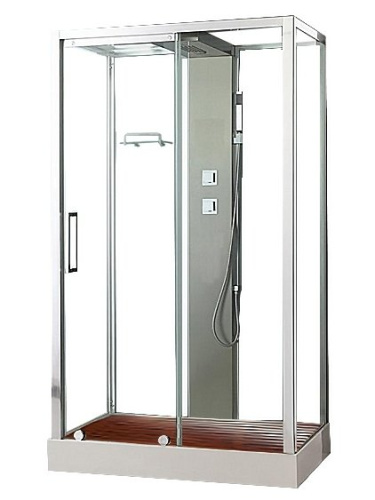 Душевая кабина Acquazzone Helena 120ESL-L без электрики 120х90 прямоугольная с крышей