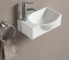 Раковина из санфаянса CeramaLux 78404R 40х29 подвесная цвет белый 1 отверстие под смеситель