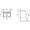 Тумба под раковину Laufen Base 4.0225.2.110.261.1 60х40 цвет белый