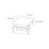 Коннектор токопроводящий Arte Lamp Strip-accessories (Стрип-аццессориес) A32-12-RGBW