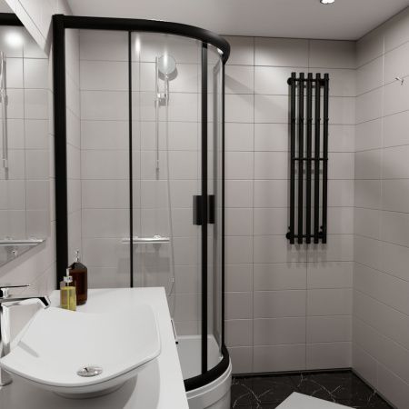 Полотенцесушитель электрический Altasan АргоЛюкс АргоЛюкс12027ЧМ 25х120 черный