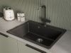 Кухонная мойка Rivelato AXEL Х-70 nero 75х50 цвет черный