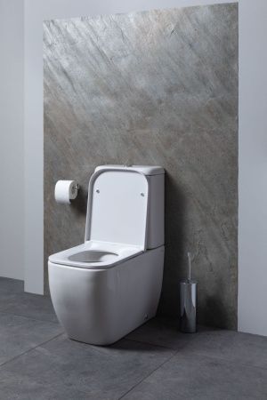 Чаша унитаза напольная Allen Brau Infinity 4.21001.20 цвет белый без бачка с сиденьем микролифт безободковая каскадный смыв