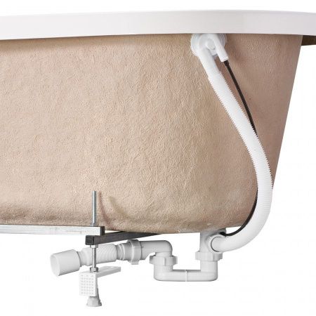 Ванна акриловая Santek Ибица XL 1WH112037 160х100 пристенная асимметричная без каркаса