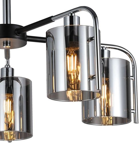 Люстра на штанге Escada Elegant (Елегант) 671/5P Chrome - фото 3