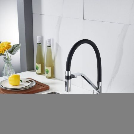 Смеситель для кухни Shevanik S278 на мойку хром