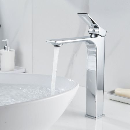 Смеситель для раковины Shevanik S6111 на столешницу хром