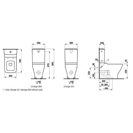 Чаша унитаза напольная Laufen Palace 8.2470.6.000.231.1 цвет белый без сиденья и без бачка безободковая смыв торнадо