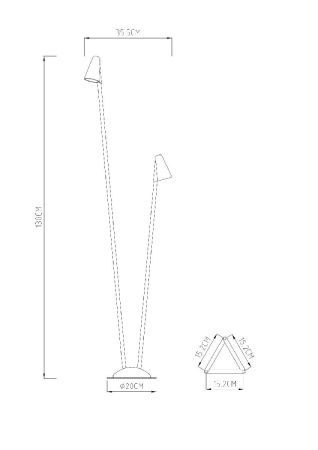 Ландшафтный светильник Arte Lamp Muphrid (Мупхрид) A4109PA-2BK