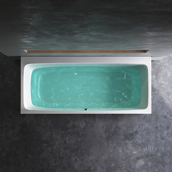 Ванна акриловая Am.Pm Func W84A-170-075W-A 170х75 пристенная прямоугольная без каркаса