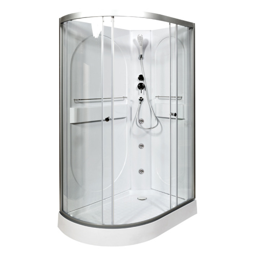 Душевая кабина AvaCan L602RNLED+GM 120х80 асимметричная без крыши - фото 2