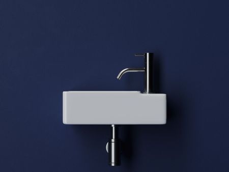 Раковина из сантехнического фарфора Ceramica Nova ELEMENT CN5045 40х20 подвесная цвет белый 1 отверстие под смеситель