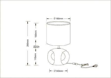 Настольная лампа Arte Lamp Zaurak (Заурак) A5035LT-1CC