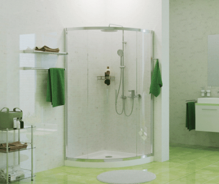 Душевой уголок Wasserkraft Main 41S 41S01 90х90 стекло прозрачное профиль хром без поддона