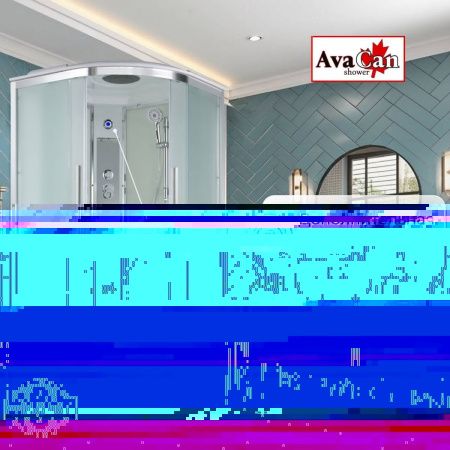 Душевая кабина AvaCan EM EM5090 90х90 четверть круга с крышей ориентация универсальная