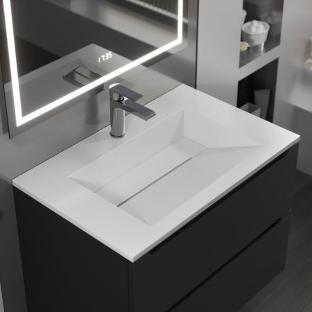 Тумба с раковиной Uperwood Tanos-Next 290000011 80х50 цвет черный