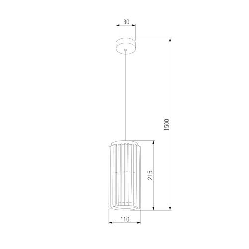 Уличный подвесной светильник Elektrostandard Entero (Ентеро) 4690389219337 - фото 3